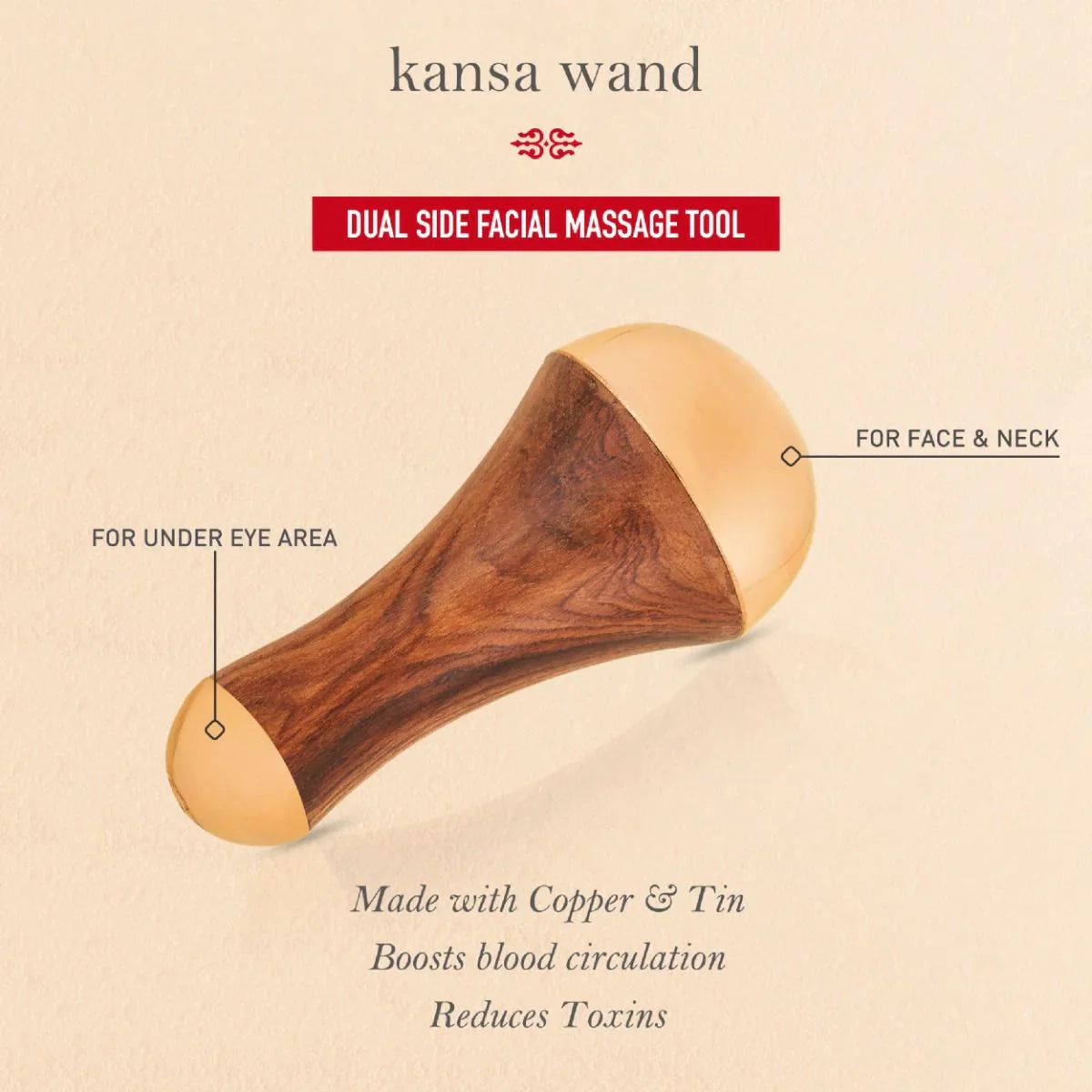 Ayurvedic Kansa Wand - Perfect for Foot & Body Massage - BUY 1 GET 1 FREE 🔥🔥
