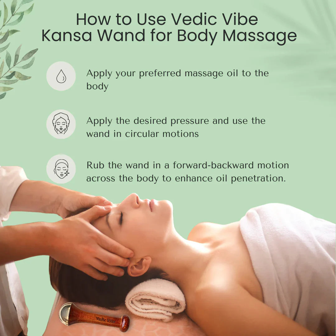 Ayurvedic Kansa Wand - Perfect for Foot & Body Massage - BUY 1 GET 1 FREE 🔥🔥