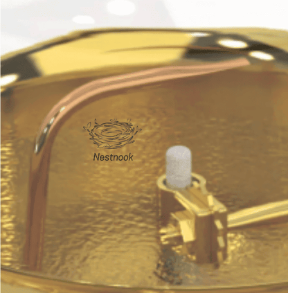 Shree 1008 Akhand Jyot Diya with screw & glass cover - Buy1 Get 1 OFFER