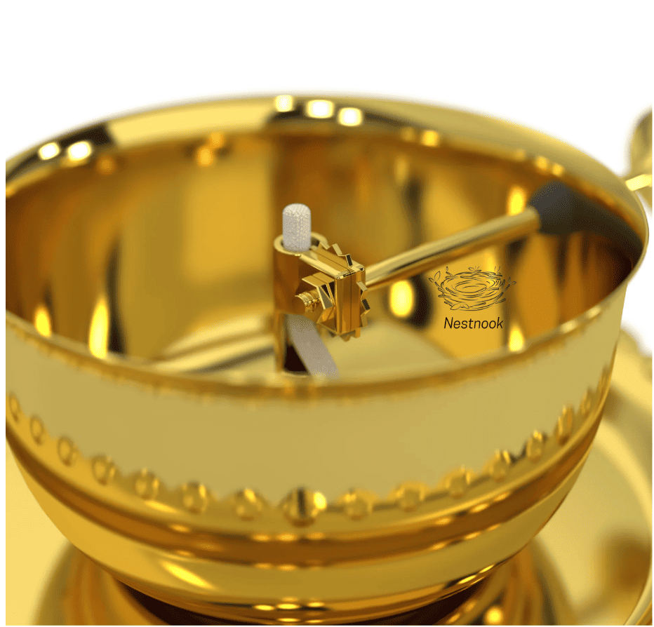 Shree 1008 Akhand Jyot Diya with screw & glass cover - Buy1 Get 1 OFFER